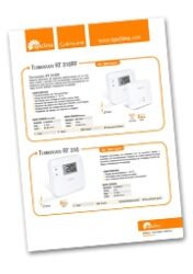 Documento Comercial Termostatos RT 310 y RT 310RF