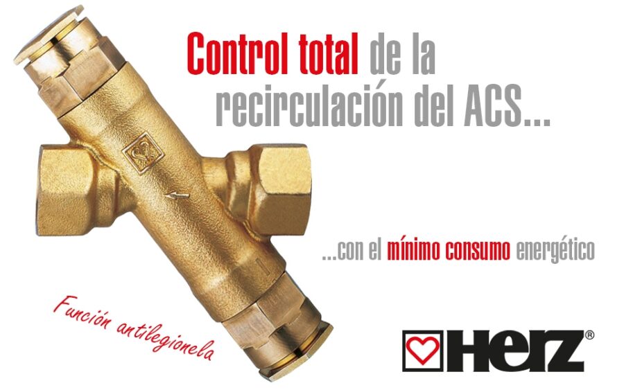 Controlador / Limitador de temperatura de circulación ACS