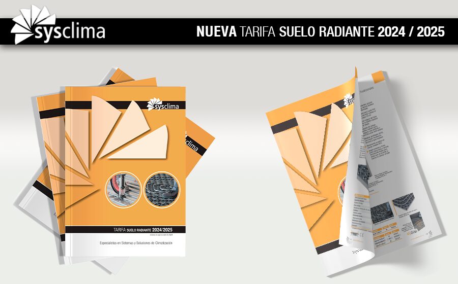 Publicación nueva Tarifa Suelo Radiante 2024 / 2025