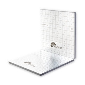 Placa lisa grafitada termoacústica Sysclima ALU-PG-TA 40-2